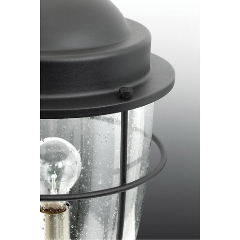 Holcombe 1 Light 11 inch Textured Black Outdoor Hanging Lantern