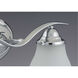 Trinity 3 Light 24 inch Polished Chrome Bath Vanity Wall Light in Bulbs Not Included, Standard
