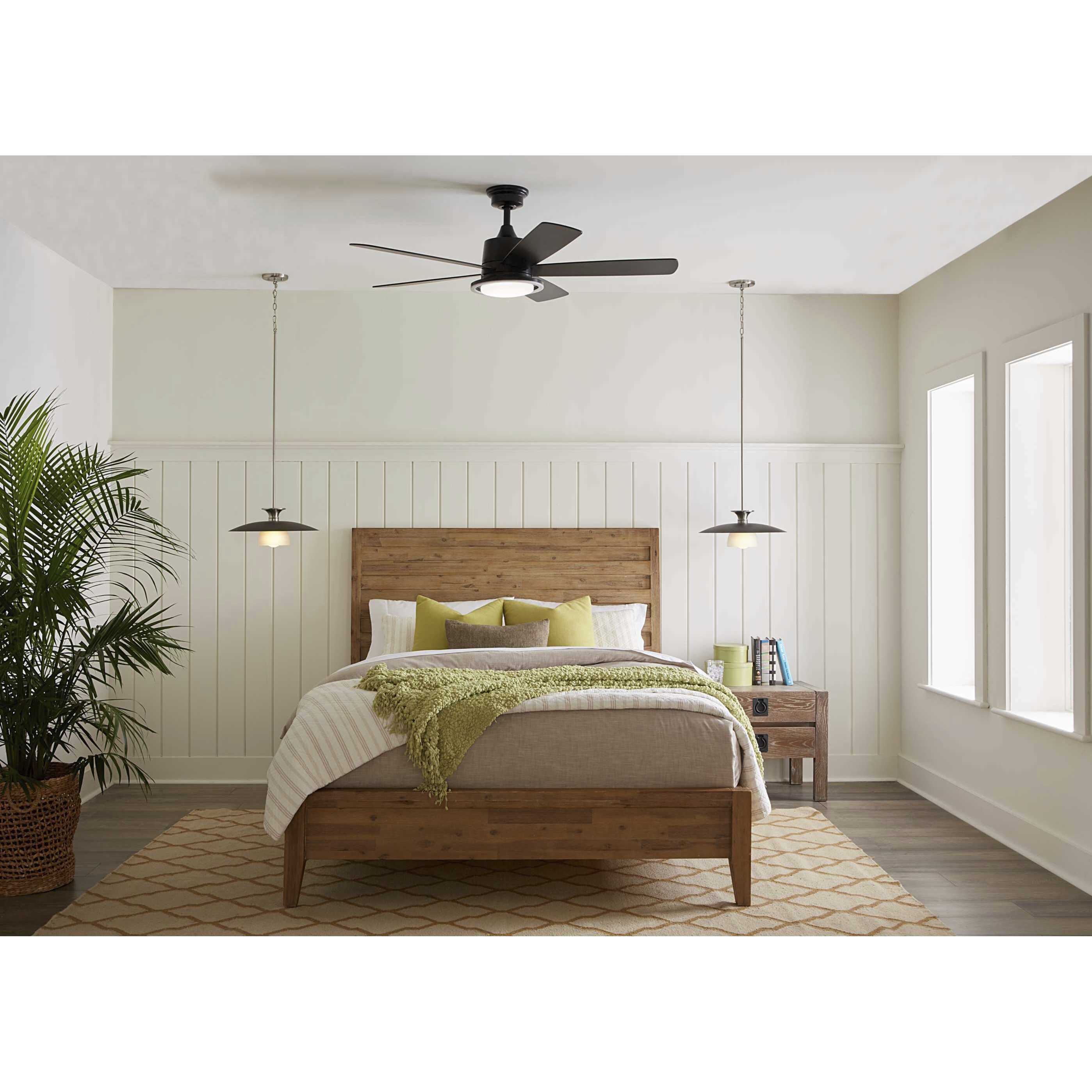 Trimble 1 Light 18 inch Brushed Nickel Pendant Ceiling Light, Design Series