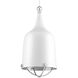 Era 1 Light 8 inch White Pendant Ceiling Light, Design Series