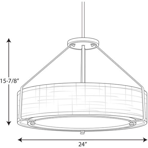 Ratio 4 Light Antique Bronze Pendant Ceiling Light, Design Series