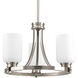 Orbitz 3 Light 17 inch Brushed Nickel Semi-Flush Mount Convertible Ceiling Light