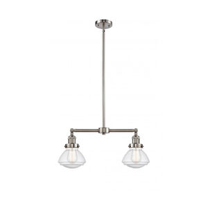 Franklin Restoration Olean 2 Light 21.75 inch Island Light