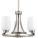 Orbitz 3 Light 17 inch Brushed Nickel Semi-Flush Mount Convertible Ceiling Light