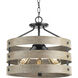 Gulliver 3 Light 17 inch Graphite Semi-Flush Mount Convertible Ceiling Light