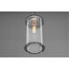 Industrial 1 Light 6.25 inch Galvanized Pendant Ceiling Light