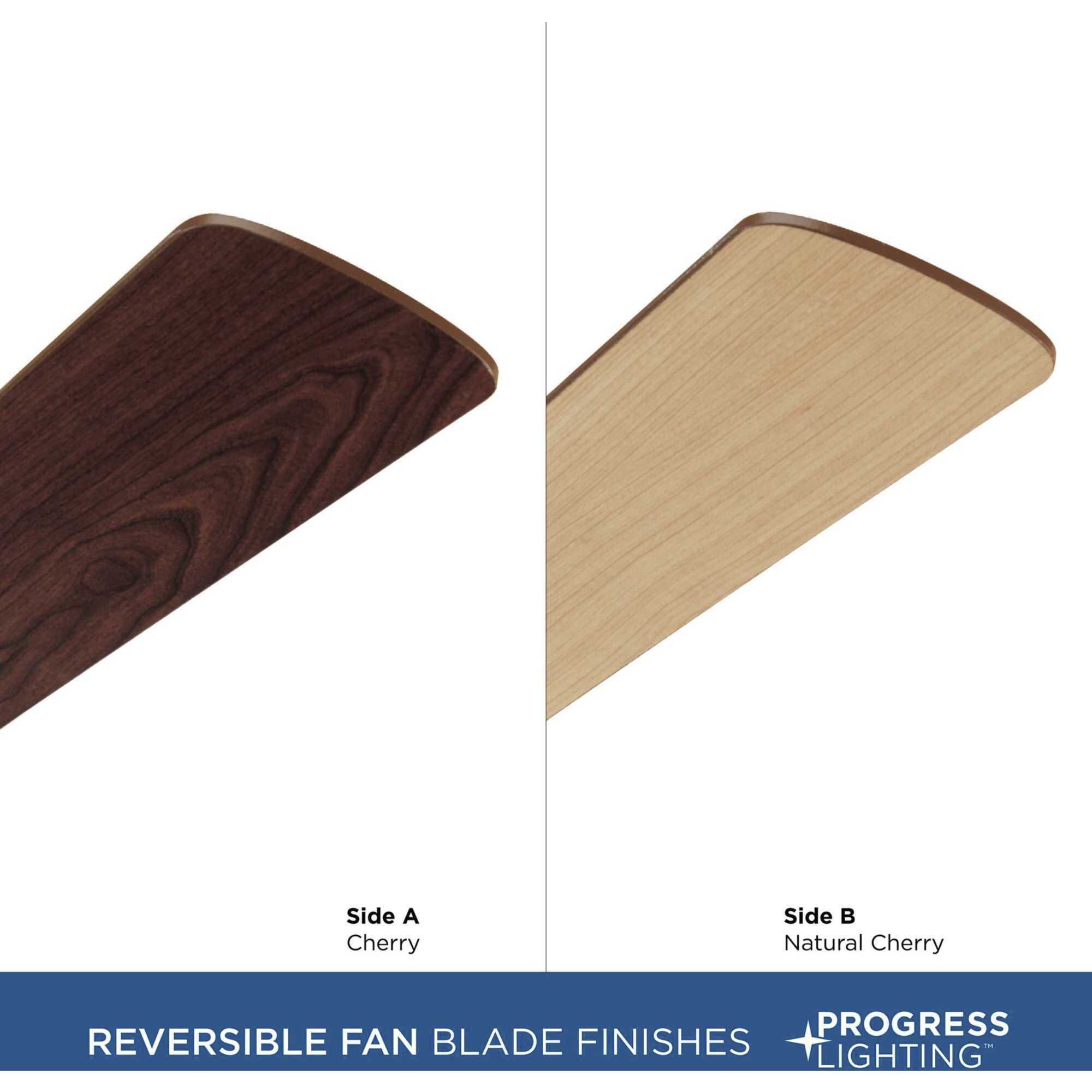 AirPro 52 inch Brushed Nickel with Cherry/Natural Cherry Blades Ceiling Fan