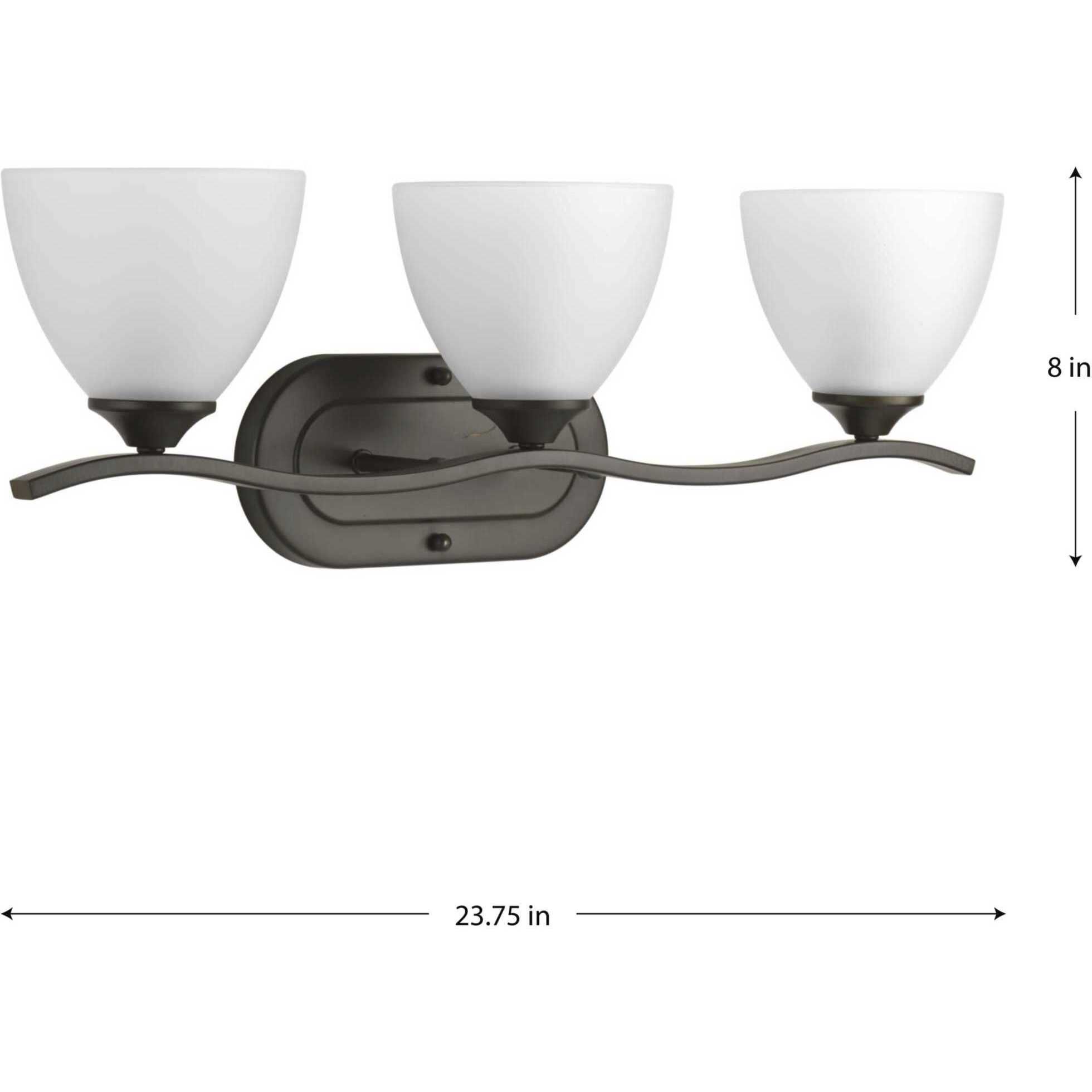 Laird 3 Light 23.75 inch Antique Bronze Bath Vanity Wall Light