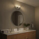 Merry 2 Light 12 inch Brushed Nickel Bath Vanity Wall Light