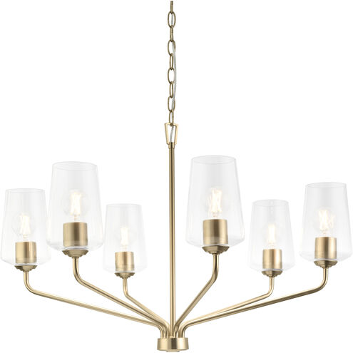 Celino 6 Light 32 inch Champagne Bronze Chandelier Ceiling Light