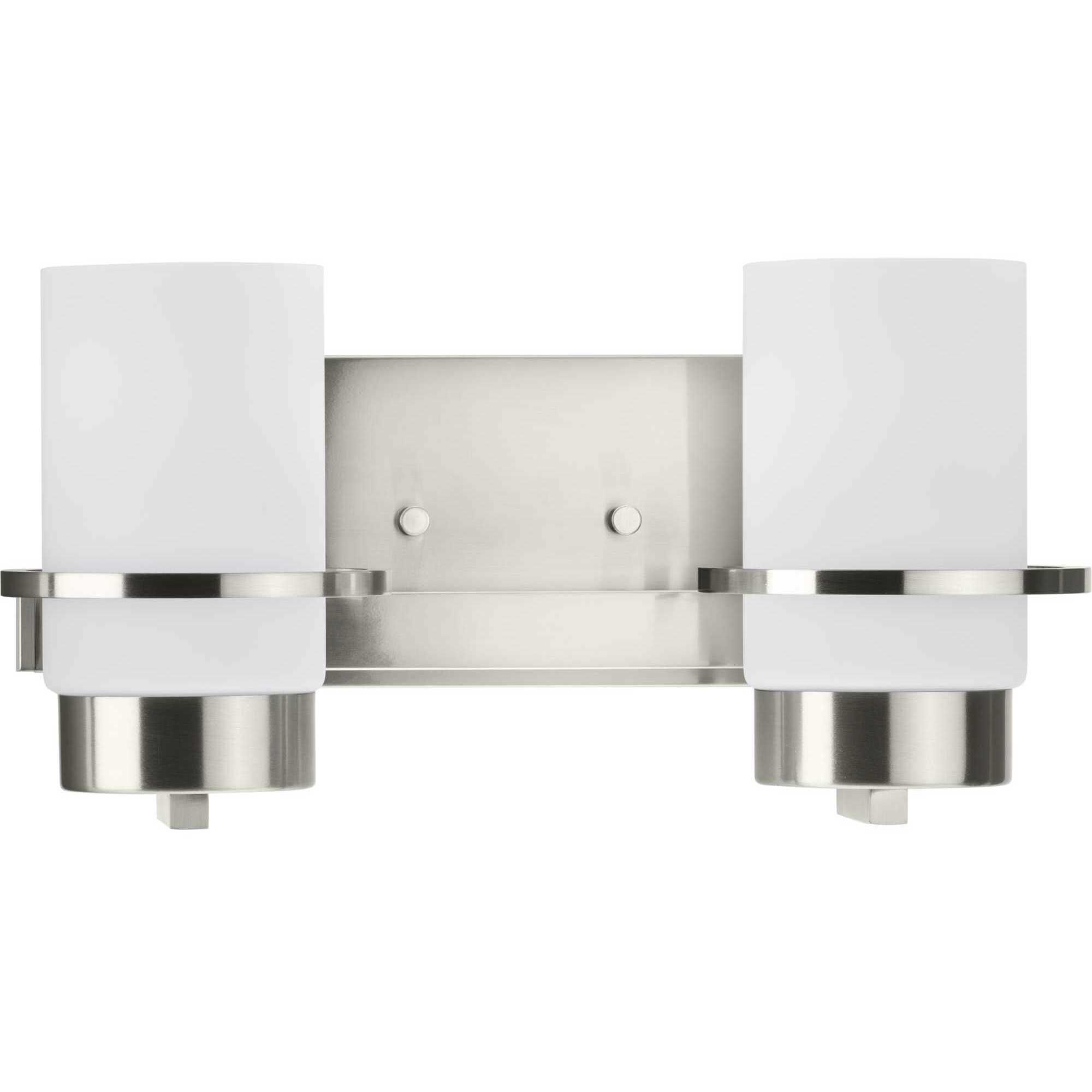 Reiss 2 Light 13.75 inch Brushed Nickel Vanity Light Wall Light