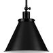 Hinton 1 Light 12 inch Matte Black Pendant Ceiling Light