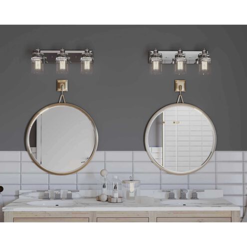 Calhoun 3 Light 22 inch Brushed Nickel Bath Vanity Wall Light