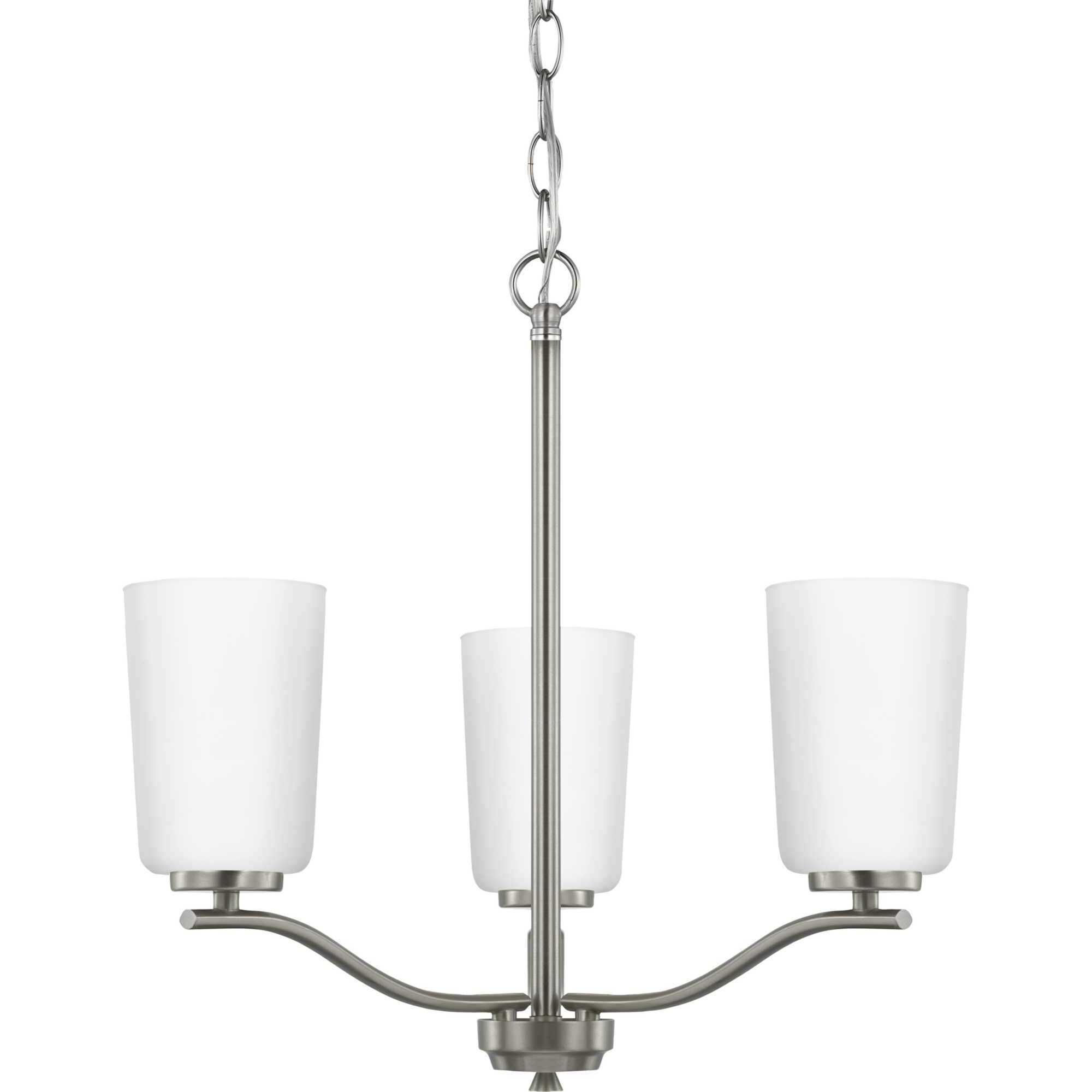 Adley 3 Light 18.12 inch Brushed Nickel Semi-Flush Convertible Light Ceiling Light