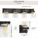 Calhoun 4 Light 30 inch Antique Bronze Bath Vanity Wall Light