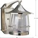 Prairie 1 Light 14 inch Brushed Nickel Outdoor Wall Lantern, Large
