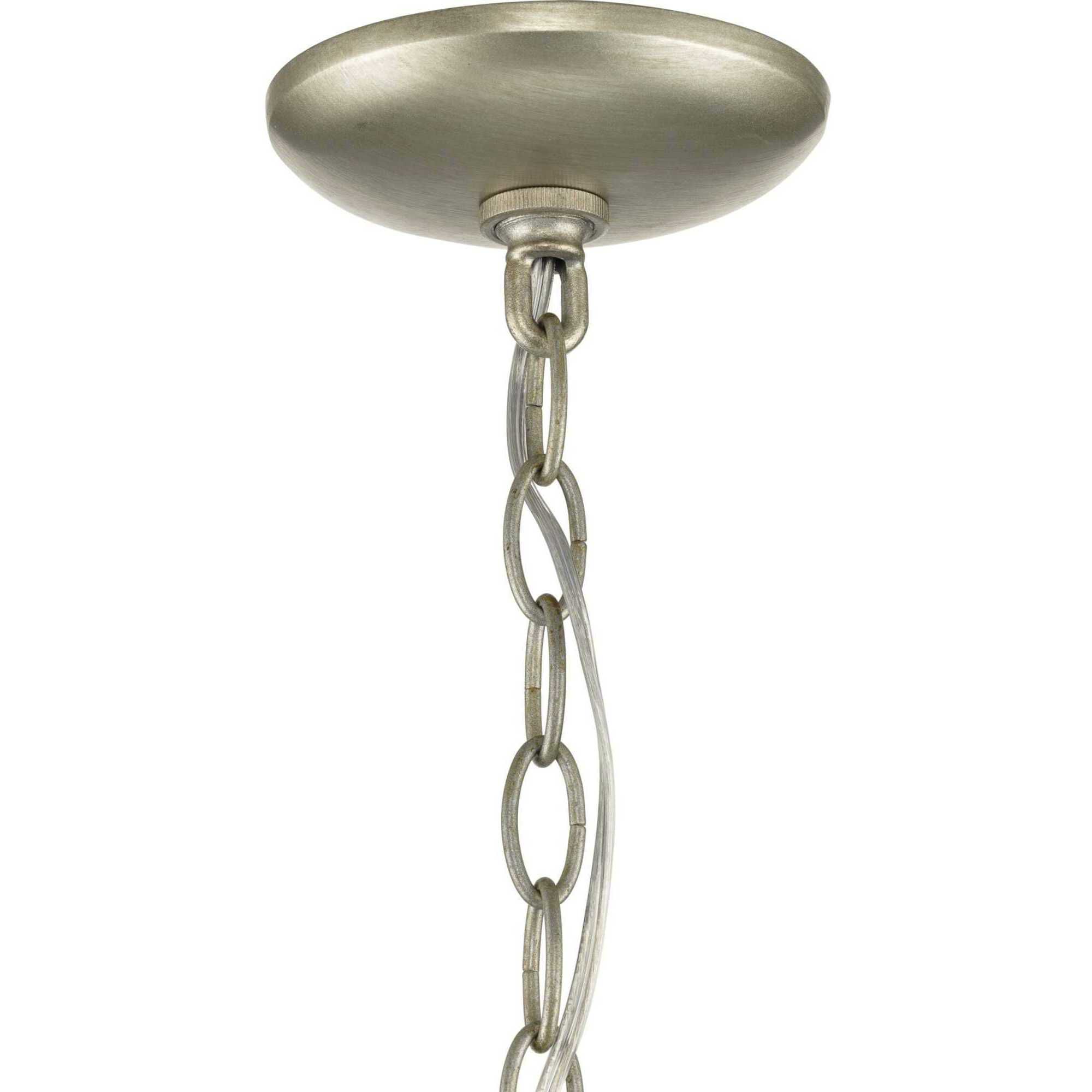 Brandywine 3 Light Silver Ridge Pendant Ceiling Light