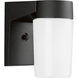 Cast Aluminum 1 Light 7 inch Black Outdoor Wall Lantern