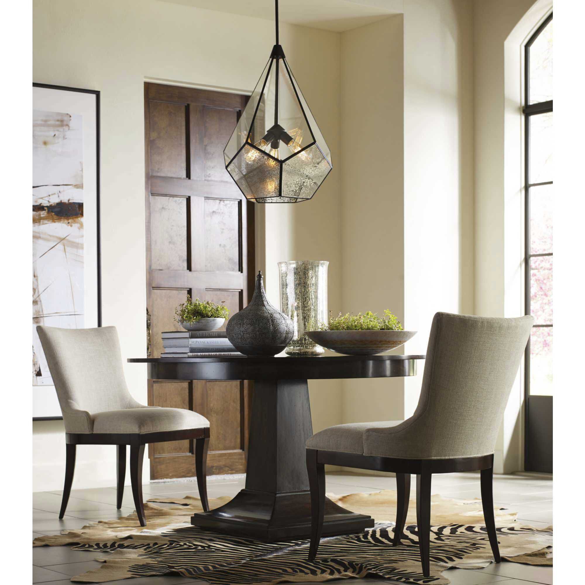 Cinq 3 Light Antique Bronze Pendant Ceiling Light, Design Series