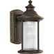 Reside 1 Light 11 inch Oil Rubbed Bronze Outdoor Wall Lantern