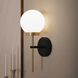 Rigsby 1 Light 7.5 inch Matte Black and Brushed Gold Wall Sconce Wall Light