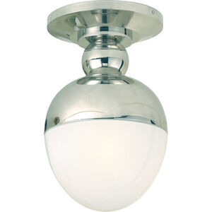 Thomas O'Brien Clark 1 Light 7.5 inch Polished Nickel Flush Mount Ceiling Light