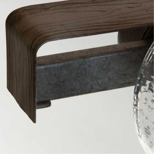 Gulliver 2 Light 16 inch Galvanized Bath Vanity Wall Light