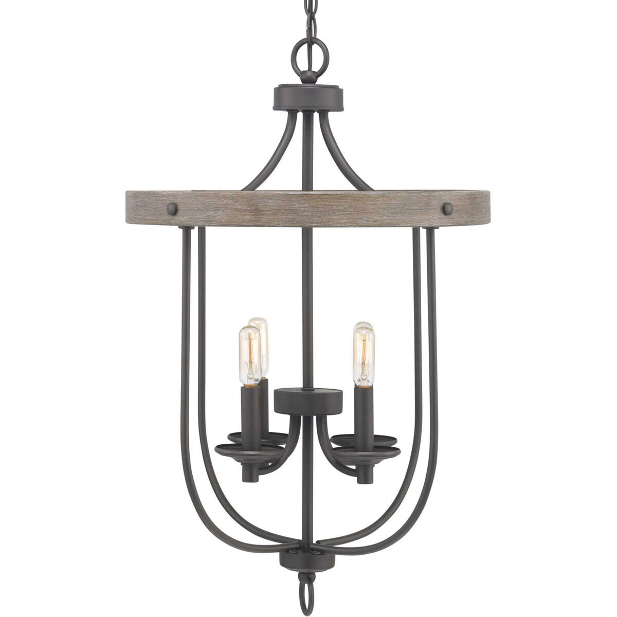 Gulliver 4 Light 17 inch Graphite Foyer Pendant Ceiling Light