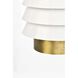 Point Dume™ Onshore 1 Light 8 inch Brushed Brass Pendant Ceiling Light, Jeffrey Alan Marks, Design Series