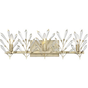 Orianna 3 Light 24 inch Noble Brass Bathroom Vanity Light Wall Light