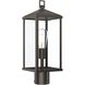 Cantley 1 Light 18.25 inch Antique Bronze Outdoor Post Mount Lantern Light