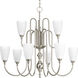 Revive 9 Light 32 inch Brushed Nickel Chandelier Ceiling Light