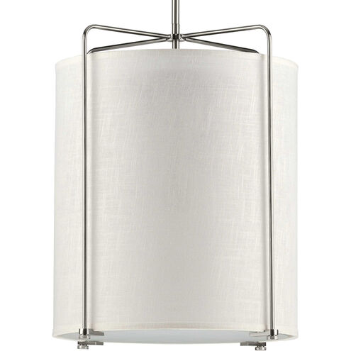 Kempsey 3 Light 17.75 inch Brushed Nickel Pendant Ceiling Light