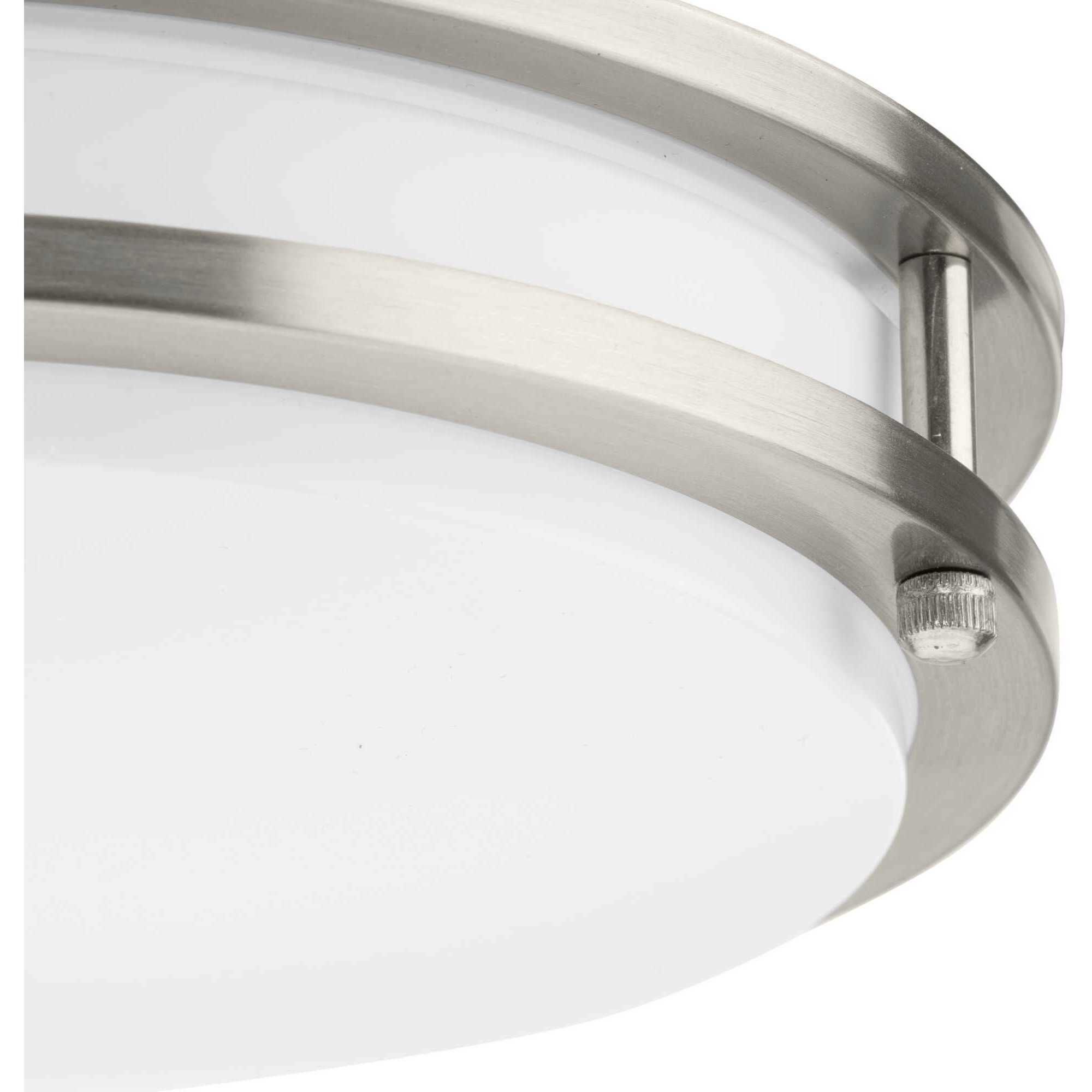 Abide LED LED 10.24 inch Brushed Nickel Flush Mount Ceiling Light, Small, Progress LED
