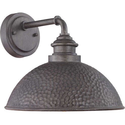 Englewood 1 Light 10 inch Antique Pewter Outdoor Wall Lantern, Medium