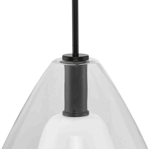 Carillon 1 Light 15 inch Matte Black Pendant Ceiling Light
