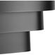 Louvered 1 Light 14 inch Matte Black Wall Sconce Wall Light