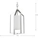 Vertex 1 Light 12 inch Brushed Nickel Foyer Light Ceiling Light