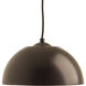 Dome LED LED 10 inch Antique Bronze Pendant Ceiling Light, Progress LED
