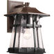 Derby Outdoor Wall Lantern in Espresso, Large