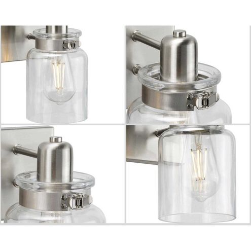 Calhoun 3 Light 22 inch Brushed Nickel Bath Vanity Wall Light