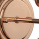 Brookside 1 Light 10 inch Cognac Outdoor Wall Lantern in Copper, Small