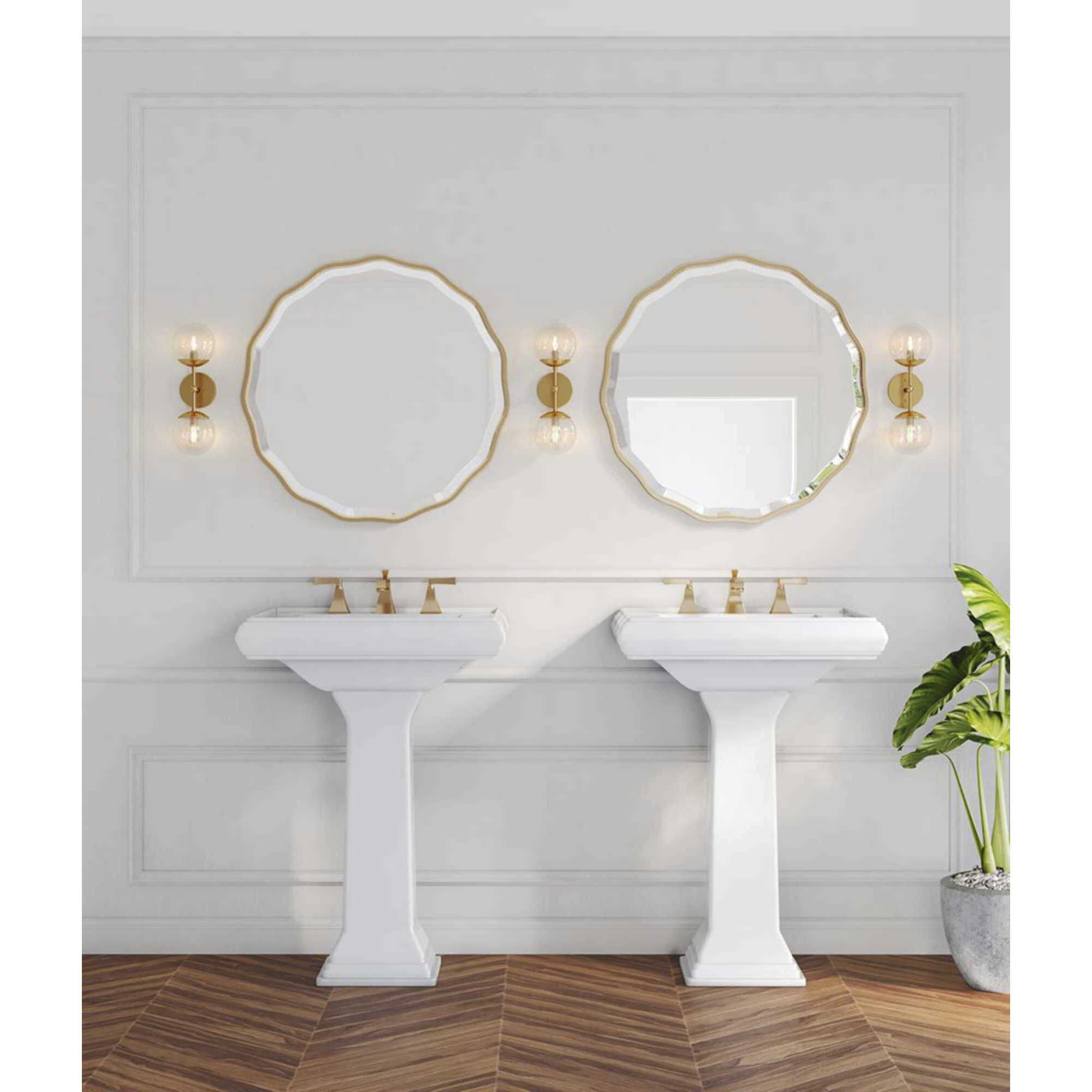 Atwell 2 Light 6.75 inch Brushed Bronze Wall Sconce Wall Light