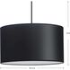 Markor 3 Light 18.12 inch Brushed Nickel/Matte Black/Vintage Brass Drum Pendant Ceiling Light