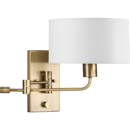 Carrick 1 Light 11 inch Vintage Brass Wall Light