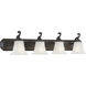 Melbourne 4 Light 36 inch Espresso Bath Vanity Wall Light