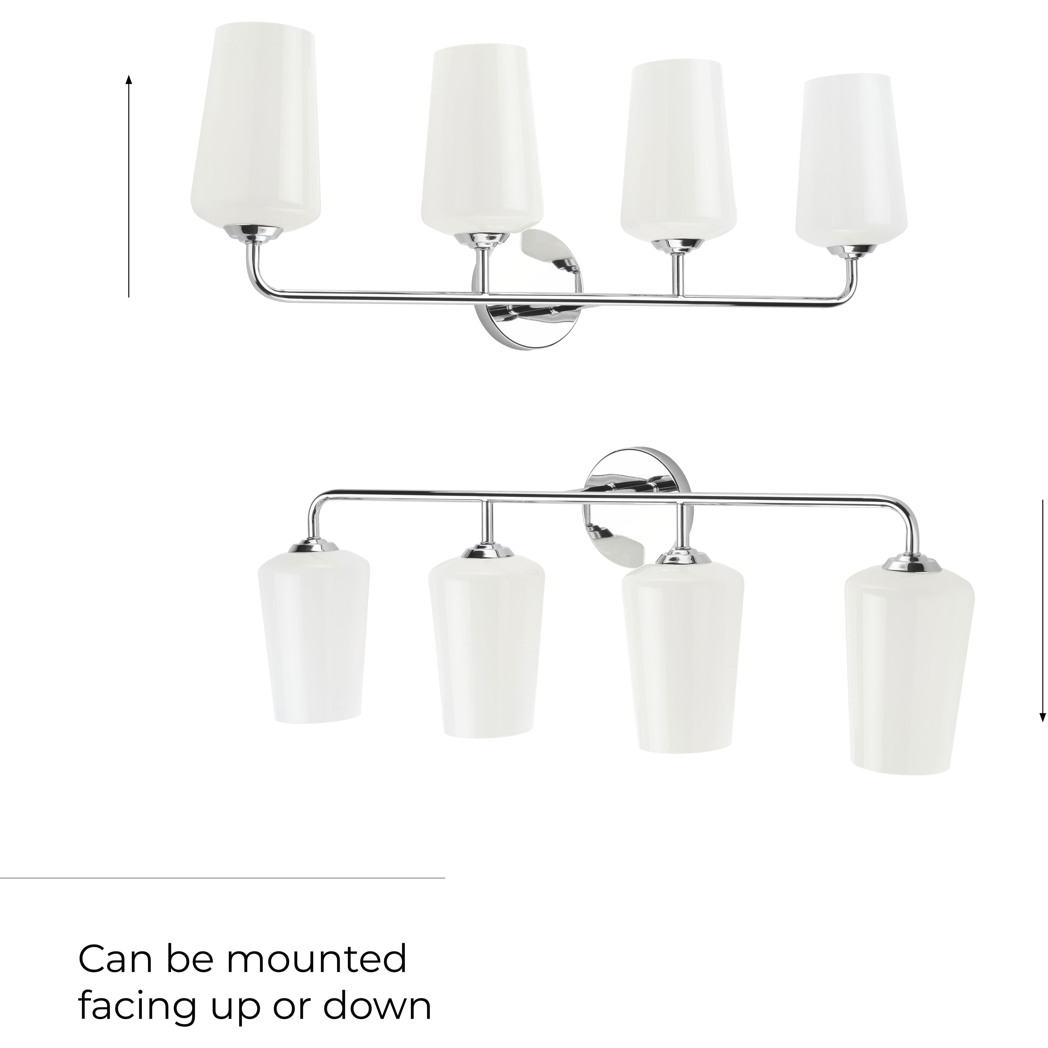 Celino 4 Light 32.5 inch Polished Chrome Vanity Light Wall Light