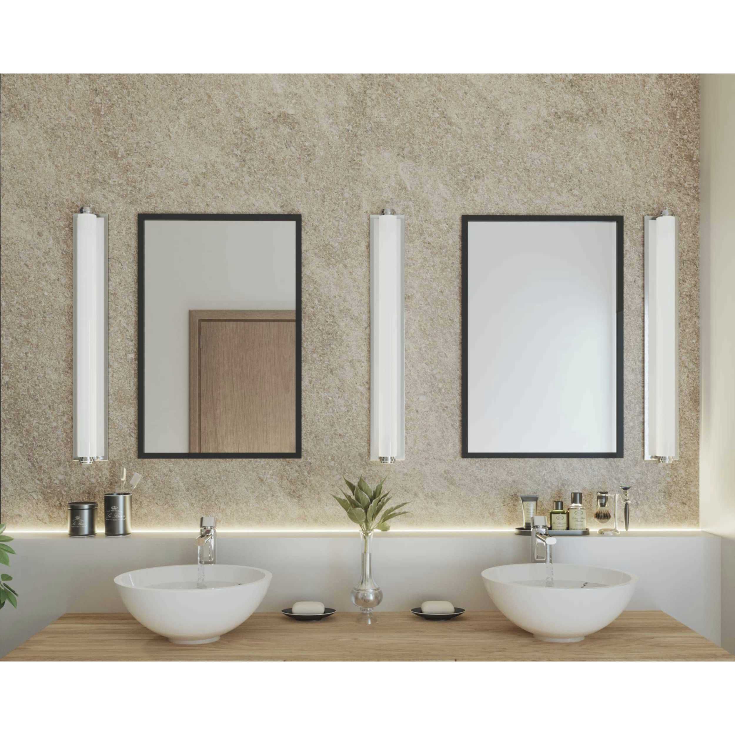 Concourse LED LED 36 inch Brushed Nickel Bath Vanity Wall Light, Progress LED