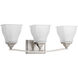 Callison 3 Light 24 inch Brushed Nickel Bath Vanity Wall Light