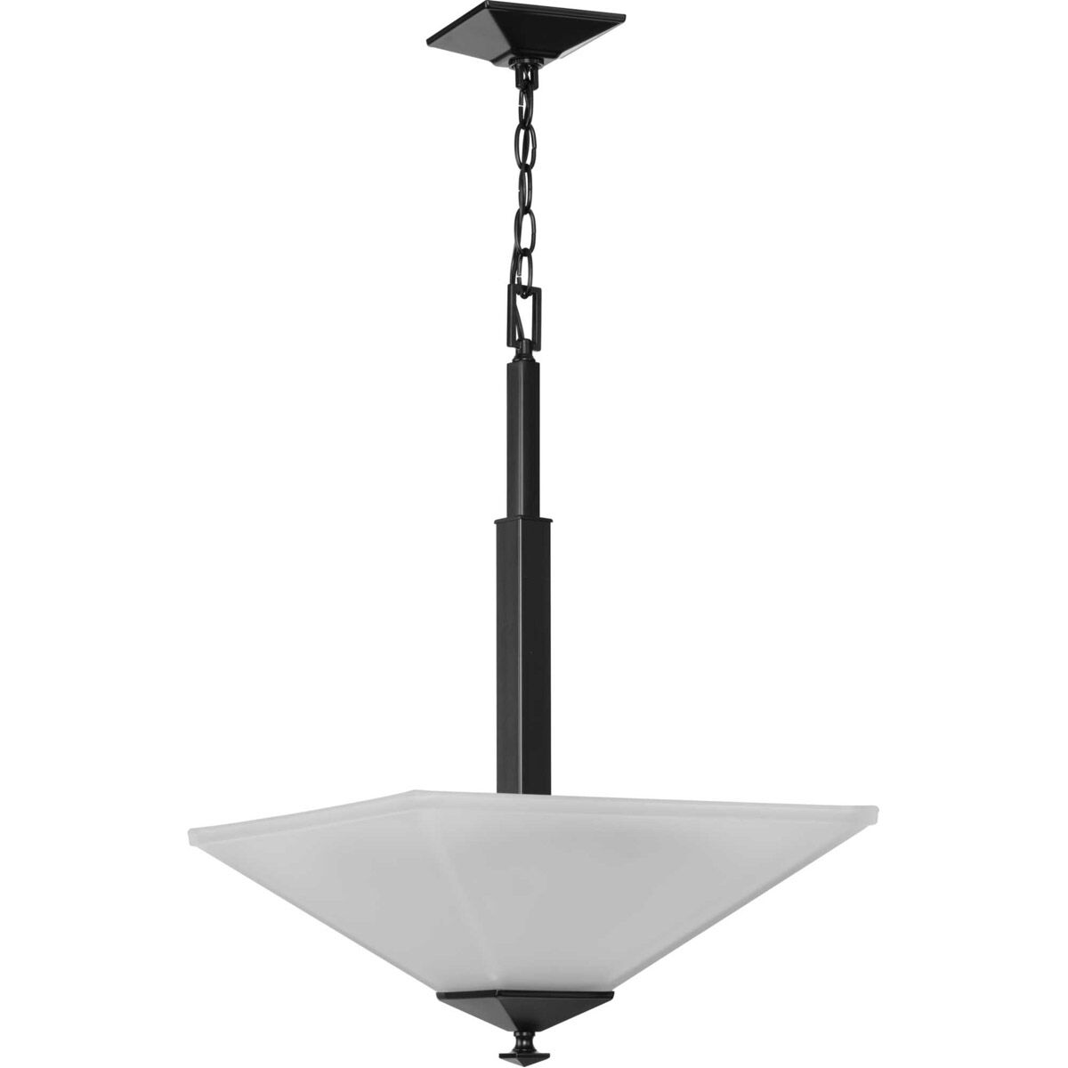 Clifton Heights 2 Light 16 inch Matte Black Pendant Ceiling Light